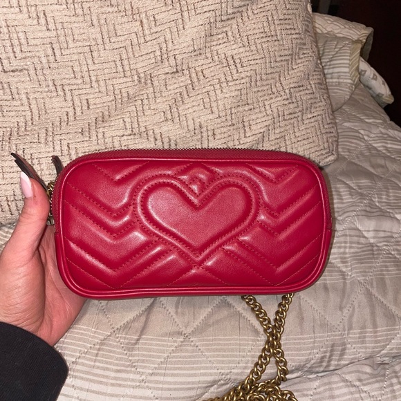 Gucci mini Marmont triple zip crossbody - Picture 11 of 14